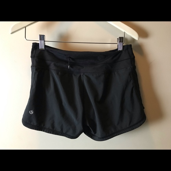 Lululemon black athletic shorts - Picture 3 of 6